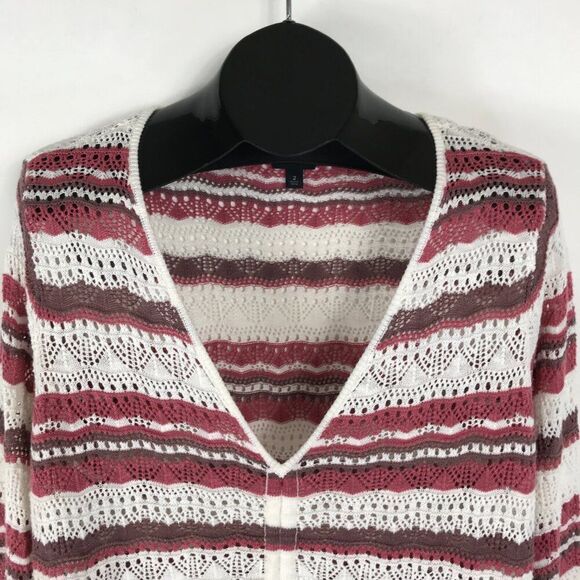 Torrid Open Stitch Pullover V-Neck Cinched Front Sweater Women's Plus Size 2/2X - Picture 3 of 12
